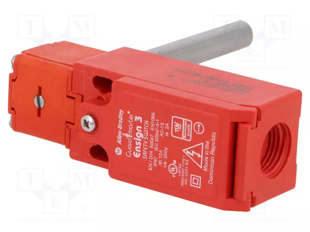 SAFETY SWITCH: HINGED - ENSIGN - NC X2 - IP67 - -20÷80°C - PUNAINEN - PBT - Turvasaranakytkimet - 440H-E22027 - 1