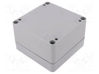 ASENNUSKOTELO - X: 140MM - Y: 140MM - Z: 91MM - ALUMIINI - Yleiskäyttöiset kotelot - DEL-490-141409A-68 - 1