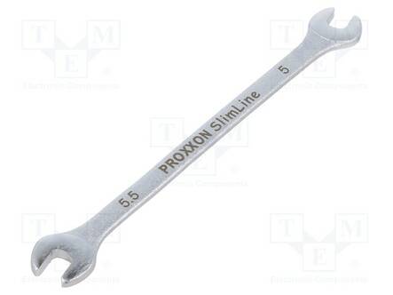 WRENCH: FLAT - DOUBLE-SIDED - 5MM,5.5MM - CHROM-VANADIUM STEEL - Vääntötyökalut ja kiintolenkit - PR23828 - 1