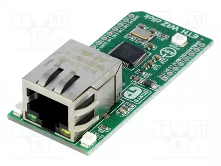 CLICK BOARD - PROTOTYYPPIPIIRILEVY - KOMP: W5500 - 3,3VDC - Laajennuslevyt - MIKROE-1718 - 1