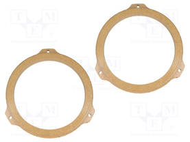 KAIUTTIMEN KOROKERENGAS - MDF - 165MM - OPEL - KYLLÄSTETTY,MAALATTU - 2KPL - Kaiuttimen MDF soviterenkaat  - MDF-D.48 - 2