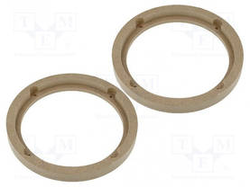 KAIUTTIMEN KOROKERENGAS - MDF - 165MM - RENAULT - KYLLÄSTETTY,MAALATTU - 2KPL - Kaiuttimen MDF soviterenkaat  - MDF-D.08 - 2