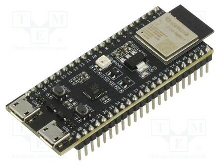 KEHITYSALUSTA - WIFI - PROTOTYYPPIPIIRILEVY - KOMP: ESP32-S3-MINI-1-N8 - Tiedonsiirto kehityspaketit - ESP32S3DEVKM-8 - 1