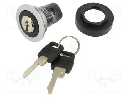 KYTKIN: KIERTO- ID-AVAIMELLA - 22MM - ASENNOT: 1 - IP65 - AS: 2 - Taulukytkimet, standardi 22mm - RRJSSA28 - 1