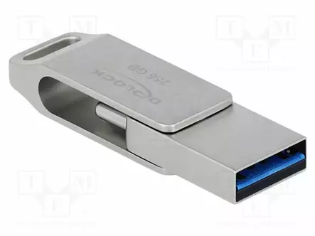 PENDRIVE - 256GB - R: 116MB/S - W: 86MB/S - HOPEA - 0÷70°C - USB muistit - DELOCK-54008 - 1