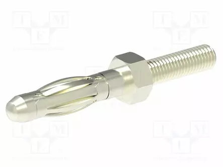 LABORATORY CONNECTOR: 4MM BANANA - PLUG - 36A - 30VAC - 60VDC - 29.9MM - Banaaniliittimet 4mm - PJP1054-8 - 1