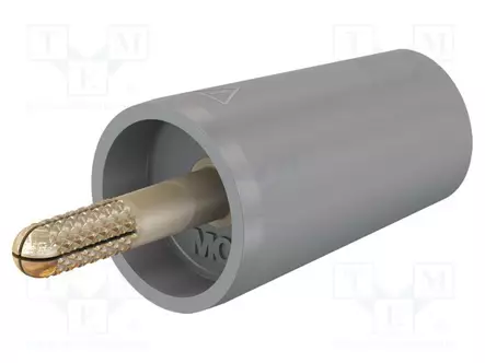 LABORATORIOBANAANILIITIN 4MM - ADAPTERI - 32A - HARMAA - 42MM - Banaaniliittimet 4mm - A-SLK4-28 - 1