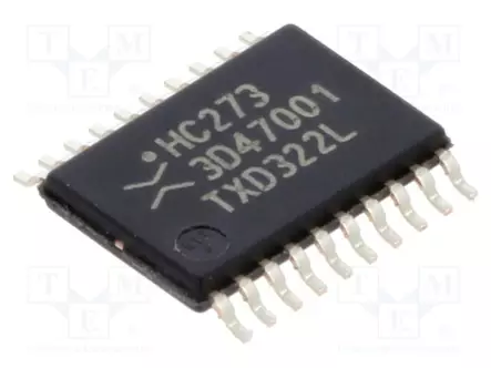 IC: DIGITAALINEN - D KIIKKU - CH: 8 - CMOS - SMD - TSSOP20 - HC - 160UA - Kiikut - 74HC273PW.118 - 1