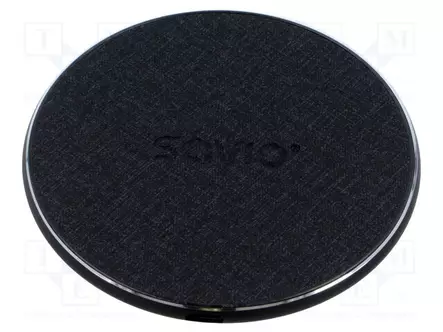 INDUKTIOLATURI - MUSTA - STANDARDI: QI - 5÷12VDC - 15W - Tietokonetarvikkeet - muut - SAVLA-08 - 1