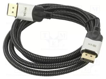 KAAPELI - DISPLAYPORT-PISTOKE,MOLEMMIN PUOLIN - PVC - TEKSTIILI - HDMI, DVI, DisplayPort johdot - CG635-1.8 - 1