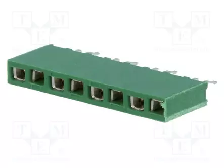 PIIKKIRIMALIITIN - N LIITINAARAS - PIN: 8 - THT - HV-100 - SUORA - 2,54MM - Piikkirimaliittimet - 215297-8 - 1