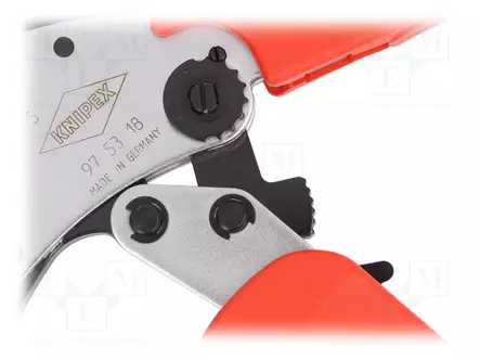 PURISTUSTYÖKALU - ERISTETYT PÄÄTEHOLKIT - 0,14÷16MM2 - Krimppauspihdit kaapelipäätteisiin - KNP.975318 - 2