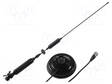 ANTENNI - CB - AUTO-0,72M - 3DBI - 500W - MAGNEETTI - MUSTA - PIT: 4M - UHF - Autoantennit - FRN.ANT.M18 - 1