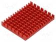 JÄÄHDYTYSLEVY - RIPAMALLI - RASPBERRY PI - PUNAINEN - Jäähdytyslevyt - ODS-15698 - 1