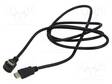KAAPELI - HDMI-PISTOKE,HDMI-PISTOKE 90° YLÄ-/ALA-HDMI 2.0 - HDMI, DVI, DisplayPort johdot - SAVKABELCL-108 - 1