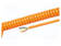 KIERREKAAPELI - H05BQ-F - 3G1MM2 - SUOJAAMATON - PUR - ORANSSI - 0,5M - 2M - Spiraalikaapelit - HELUKABEL-85308 - 1