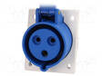 KOJELIITIN RUNKO NAARAS - 32A - 400VAC - IEC 60309 - IP44 - AC liittimet ja rungot - PB.1928 - 2