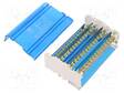 LIITIN: JAKOPALA - 160A - 500V - RUUVI TERMINAALI - 1,5÷35MM2 - NAVAT: 4 - Riviliittimet - PE.4088 - 2
