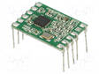 MODUULI: RF - 868MHZ - SPI - -110DBM - 1,8÷3,6VDC - 10DBM - THT - 29/15MA - RF moduulit - RC-CC1101-SPI-868 - 1