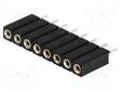 PIIKKIRIMALIITIN - N LIITINAARAS - PIN: 8 - THT - SUORA - 2,54MM - 1X8 - Piikkirimaliittimet - ZL307-1X8 - 1