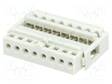 LIITIN: IDC - PISTOKE - NAARAS - PIN: 8 - IDC - THT - 2,54MM - 1X8 - 2,54MM - IDC liittimet - N1608 - 1