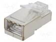 LIITIN: RJ45 - PISTOKE - PIN: 8 - CAT: 5E - SUOJATTU - 8P8C - JOHTOON - IDC - RJ liittimet - SS-37200-028 - 2