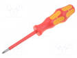 SCREWDRIVER: INSULATED - PHILLIPS - PH1 - BLADE LENGTH: 80MM - 1KVAC - Ruuvimeisselit ja sarjat - WERA.162IPH1178 - 1
