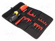 SCREWDRIVER: TORQUE-SET - TORQUE,INSULATED - PZ1/SL,PZ2/SL - 1÷5NM - Ruuvimeisselit ja sarjat - WIHA.2872T18 - 1