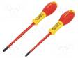 SCREWDRIVER: INSULATED-SET - INSULATED - PLUSMINUS PH-TYPE - 1KVAC - Ruuvimeisselit ja sarjat - STL-FMHT0-62648 - 2