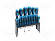SCREWDRIVER: UNIVERSAL-SET - PHILLIPS,SLOT,TORX® - 18PCS. - Ruuvimeisselit ja sarjat - HT1S098 - 1