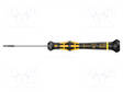 SCREWDRIVER: PRECISION - SLOT - 1.8X0.3MM - BLADE LENGTH: 60MM - ESD - Ruuvimeisselit ja sarjat - WERA.1578A1.8 - 2