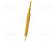 TESTAUSNEULA - 5,2MM - 5A - CUBE - KULLATTU - Ø: 1MM - HAMMASTETTU - L: 49MM - Mittausneulat - SKS-415-0028 - 1