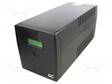 UPS VIRTALÄHDE - 700W - 1KVA - 207÷253V - 353X149X162MM - 7AH - 50÷60HZ - UPS ja tietokeneen virtalähteet - GC-UPS08 - 1