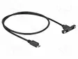 KAAPELI - USB 2.0 - USB B MICRO NAARASLIITIN,USB B MIKROPISTOKE - USB kaapelit ja adapterit - DELOCK-35108 - 1
