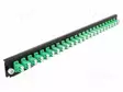 PATCH-VALOKUITUPANEELI - LC DUPLEX - DUPLEX,RACK - MUSTA - RACK 19" - Tietokonetarvikkeet - muut - DELOCK-43358 - 1
