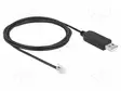 ADAPTERI - RJ10-PISTOKE,USB A PISTOKE - 2M - USB 2.0 - Tietokonekaapelit ja -adapterit - DELOCK-66738 - 1