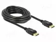 KAAPELI - DISPLAYPORT-PISTOKE,MOLEMMIN PUOLIN - DISPLAYPORT 1.2 - HDMI, DVI, DisplayPort johdot - DELOCK-83808 - 1