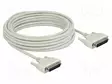 KAAPELI - D-SUB 25PIN PISTOKE,MOLEMMIN PUOLIN - PIT: BEIGE - Tietokonekaapelit ja -adapterit - DELOCK-84538 - 1