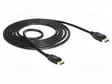 KAAPELI - DISPLAYPORT-PISTOKE,MOLEMMIN PUOLIN - DISPLAYPORT 1.2 - HDMI, DVI, DisplayPort johdot - DELOCK-85508 - 1