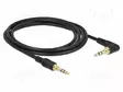 KAAPELI - 2M - PINNOITUS: KULLATTU - MUSTA - 24AWG - Muut audio-videokaapelit - DELOCK-85568 - 1