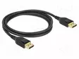 KAAPELI - DISPLAYPORT-PISTOKE,MOLEMMIN PUOLIN - DISPLAYPORT 1.4 - HDMI, DVI, DisplayPort johdot - DELOCK-85658 - 1
