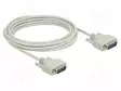 KAAPELI - D-SUB 15PIN PISTOKE,MOLEMMIN PUOLIN - PIT: 5M - BEIGE - Tietokonekaapelit ja -adapterit - DELOCK-85978 - 1