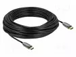 KAAPELI - DISPLAYPORT-PISTOKE,MOLEMMIN PUOLIN - TPU - PIT: - HDMI, DVI, DisplayPort johdot - DELOCK-87118 - 1