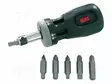 SCREWDRIVER: UNIVERSAL-SET - WITH RATCHET - Ruuvimeisselit ja sarjat - PRE-10028 - 1