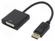 ADAPTERI - DISPLAYPORT-PISTOKE,DVI-I (24+5) PISTORASIA - 0,2M - HDMI, DVI, DisplayPort johdot - AK-AD-58 - 1