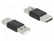 ADAPTERI - USB 2.0 - USB A PISTOKE,MOLEMMIN PUOLIN - USB kaapelit ja adapterit - DELOCK-65108 - 1