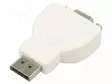 ADAPTERI - VALKOINEN - HDMI, DVI, DisplayPort johdot - DELOCK-65568 - 2