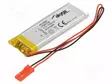 AKKU: LI-PO - 3,7V - 750MAH - JOHDOT,JST SYP-02T-1 LIITOS - Akut - AKY-LP602158 - 1