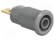 LABORATORIOBANAANILIITIN 4MM - PISTORASIA - 1KV - 32A - HARMAA - Banaanijatkoliittimet - BI-SLB4-F6.3-28 - 1