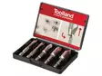DAMAGE SCREW REMOVER BIT SET - 5 pcs - Erikoiskäsityökalut - TL78008 - 2